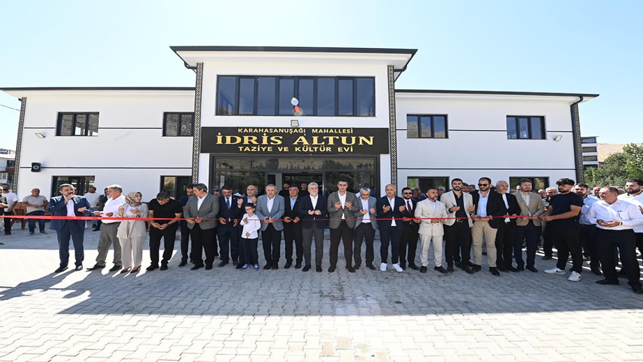 Elbistan İdris Altun Taziye ve Kültür Evi’nin Açılışı Gerçekleştirildi!