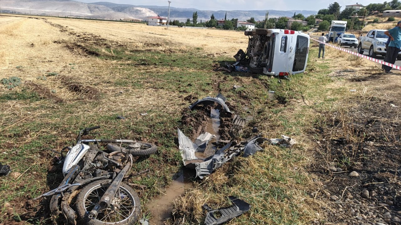 Kahramanmaraş’ta feci kaza! 1 ölü 1 ağır yaralı