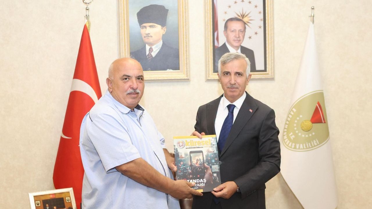 Kahramanmaraş Valisi Mükerrem Ünlüer’e KGK Medya Dergisi Takdim Edildi