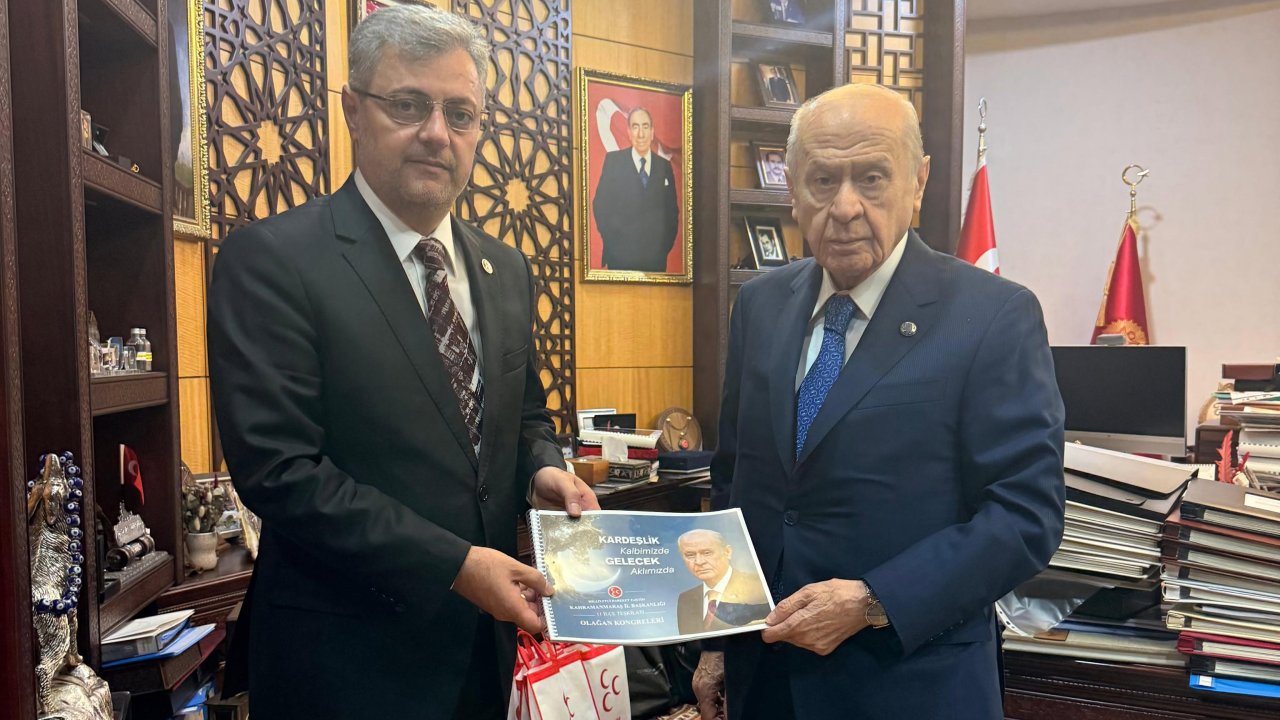 MHP Kahramanmaraş İl Başkanı Mansur Metehan’dan Devlet Bahçeli’ye ziyaret