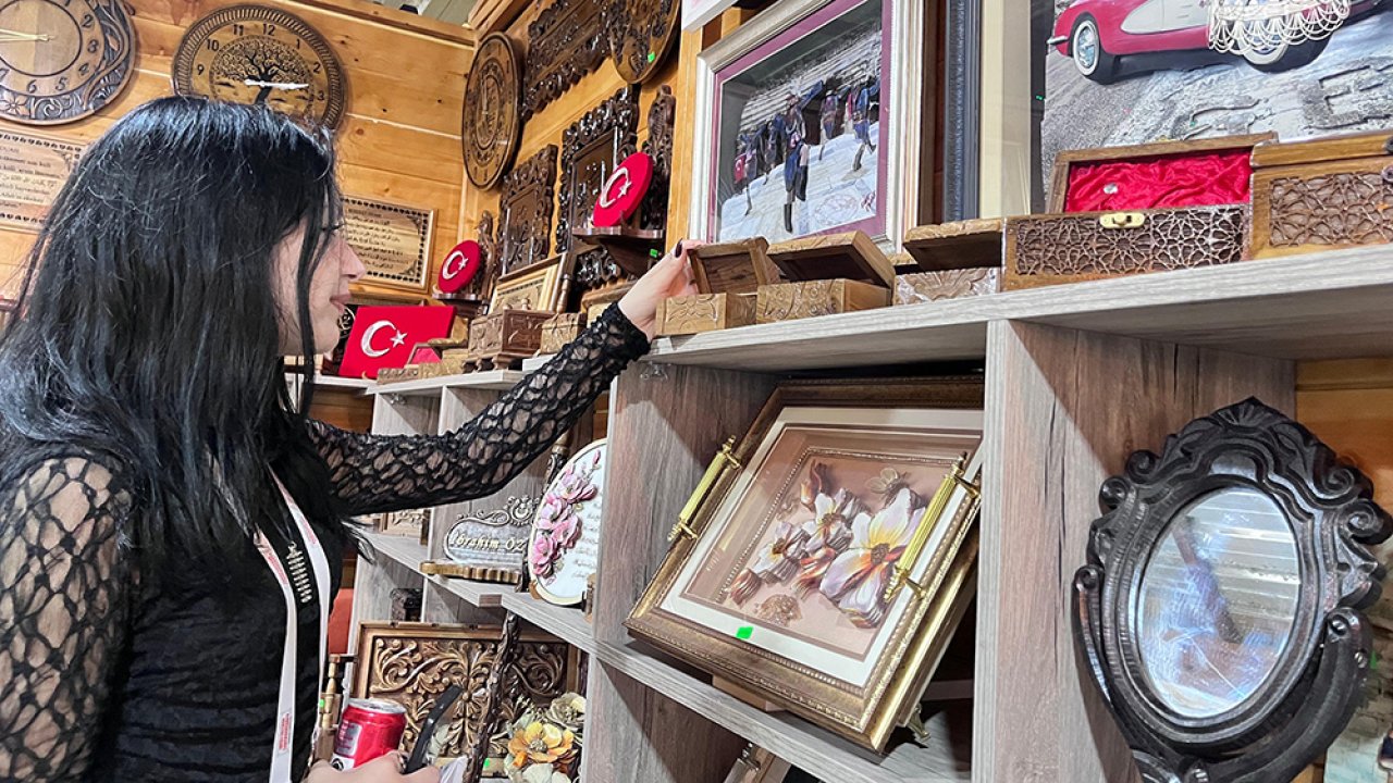 KAMEK Fuarda; El Emeği Göz Nuru Ürünlere Yoğun İlgi