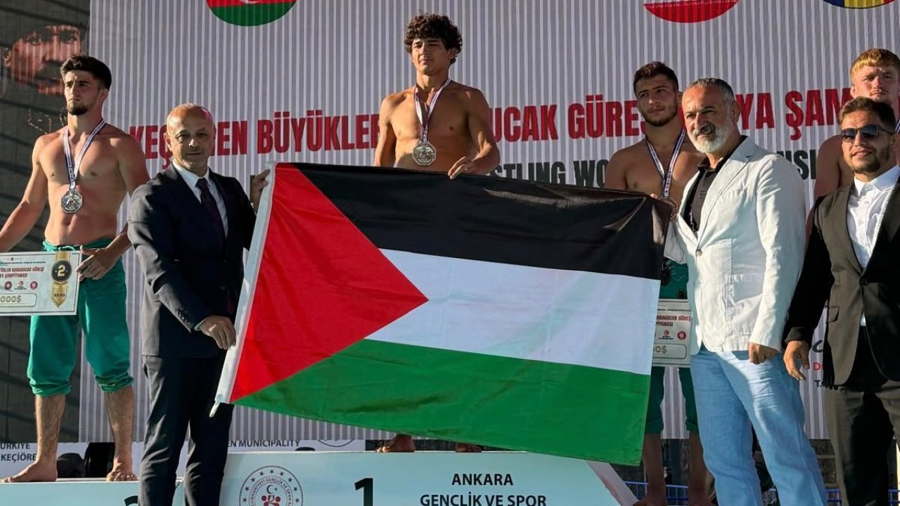 Afşin’den Keçiören’deki Er Meydanına Filistin Mesajı!