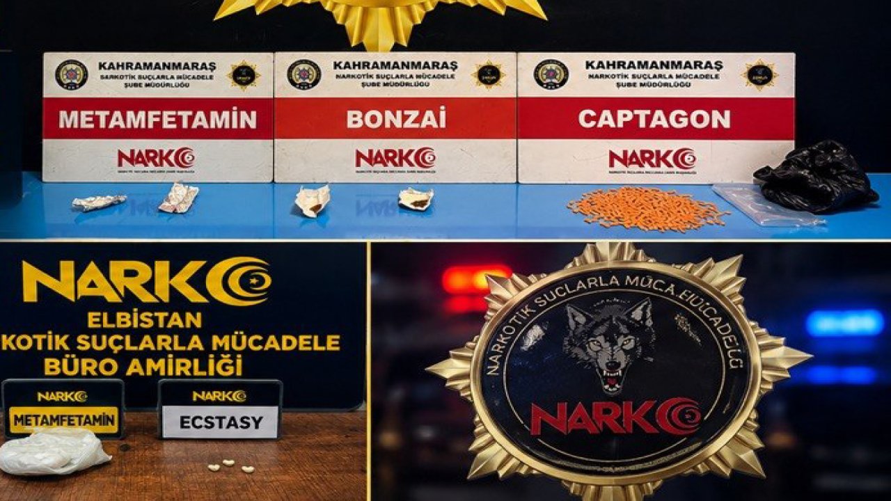 Kahramanmaraş’ta uyuşturucu operasyonları: 6 Şüpheli Tutuklandı