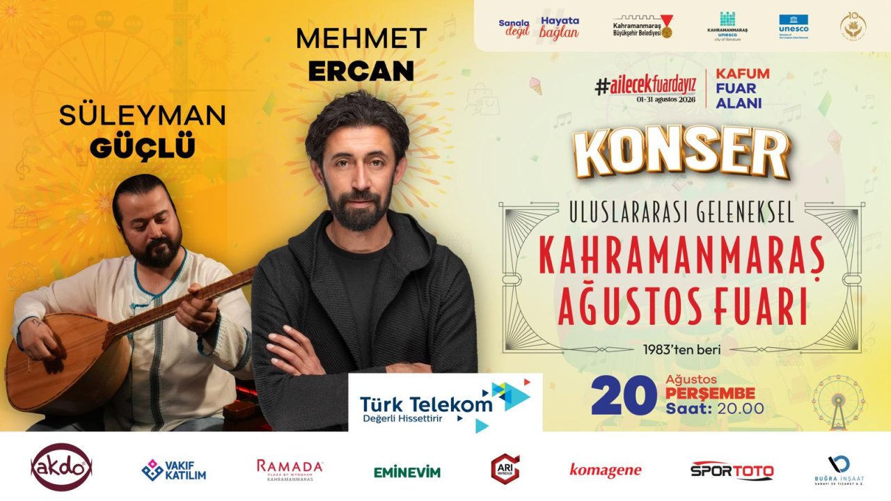 Ağustos Fuarı’nda Müzik ve Şiir Dolu Bir Gece Ziyaretçileri Bekliyor