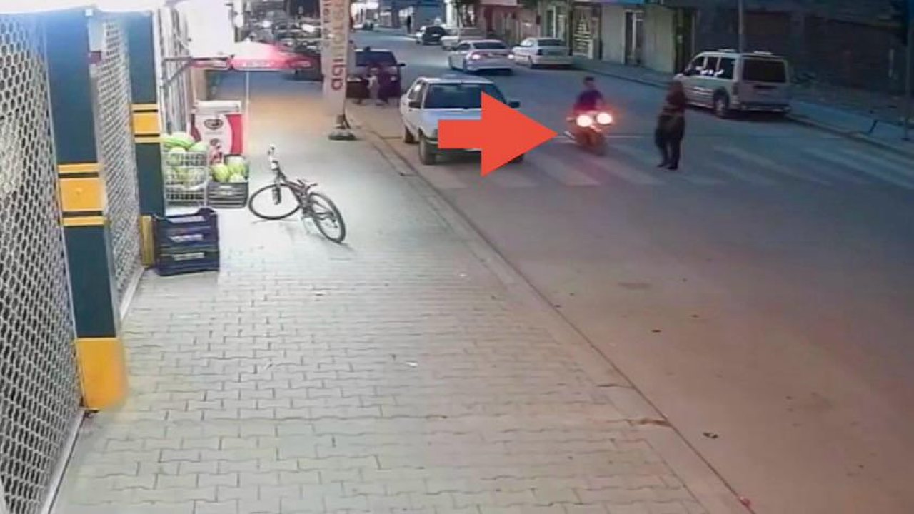 Elbistan’da önce çarptı sonra kaçtı!