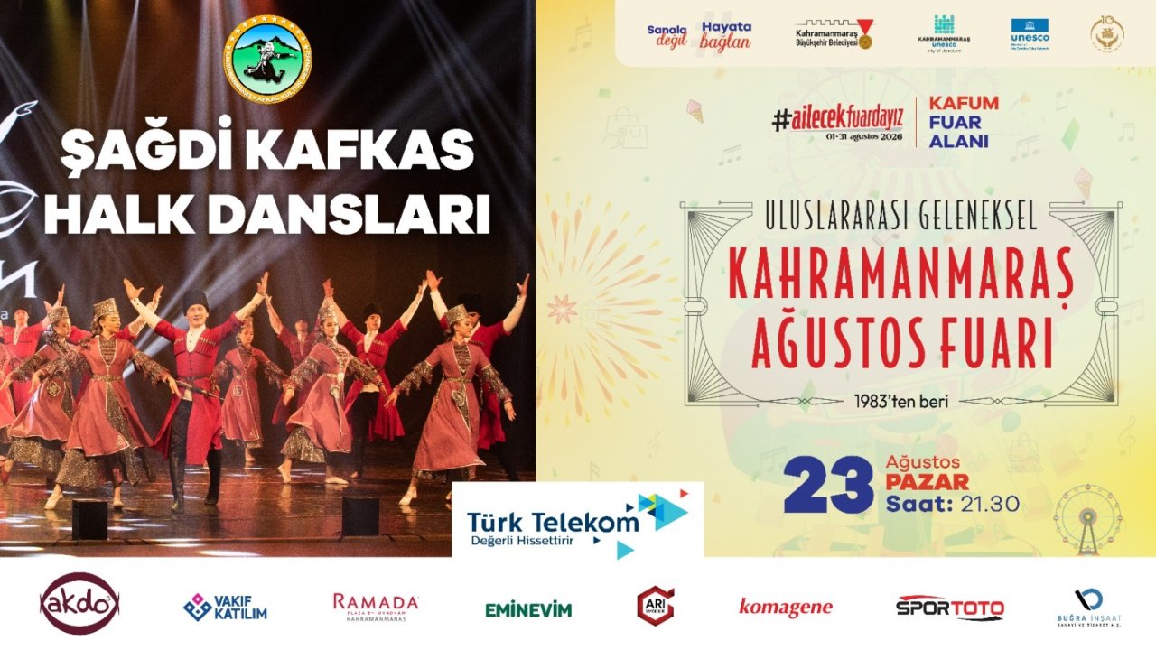 Geleneksel Ağustos Fuarı’nda 23 Ağustos’ta 3 Özel Program