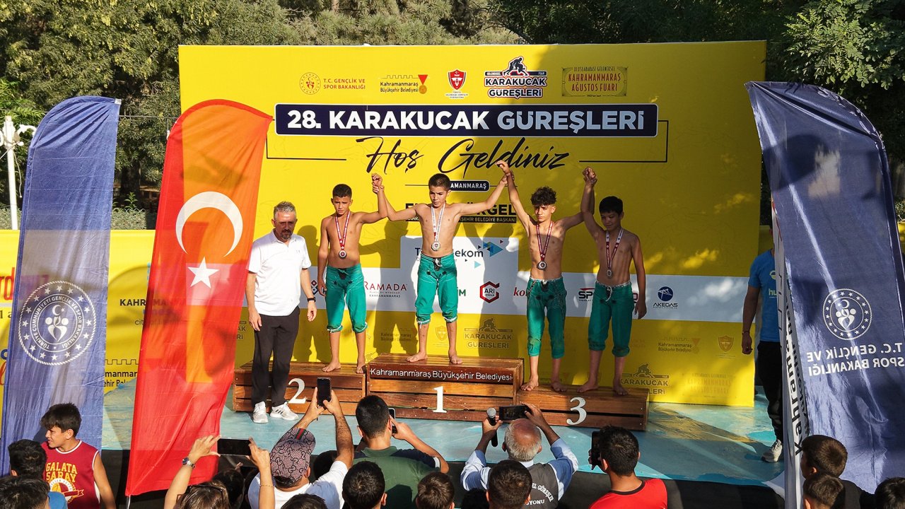 Kahramanmaraş’ta Pehlivanlar Ödüllerine Kavuştu!