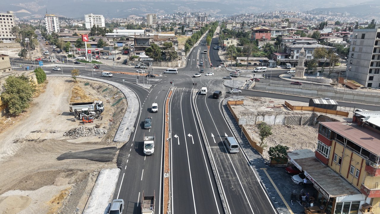 Kahramanmaraş’ta 6 Ana Arterde Şerit Düzenlemesi