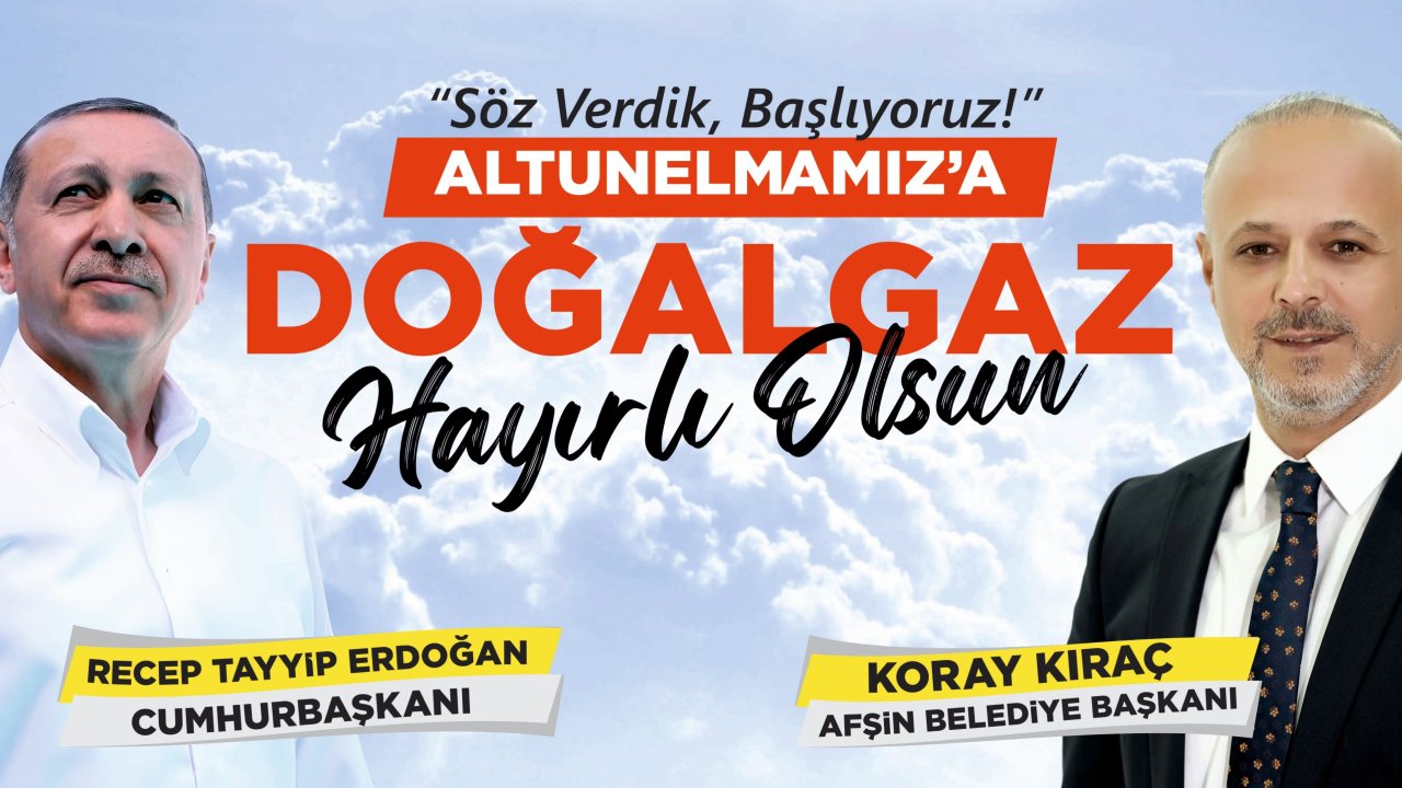 Afşin’de Doğalgaz Seferberliği Sürüyor!