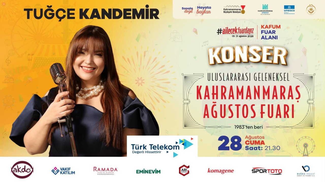 Ağustos Fuarı’nda Sahne Sırası Tuğçe Kandemir’in!