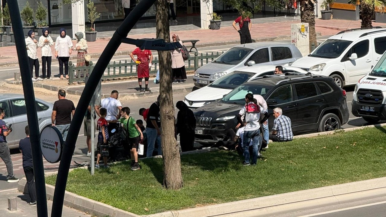 Kahramanmaraş’ta otomobil ile motosiklet çarpıştı! 2 yaralı