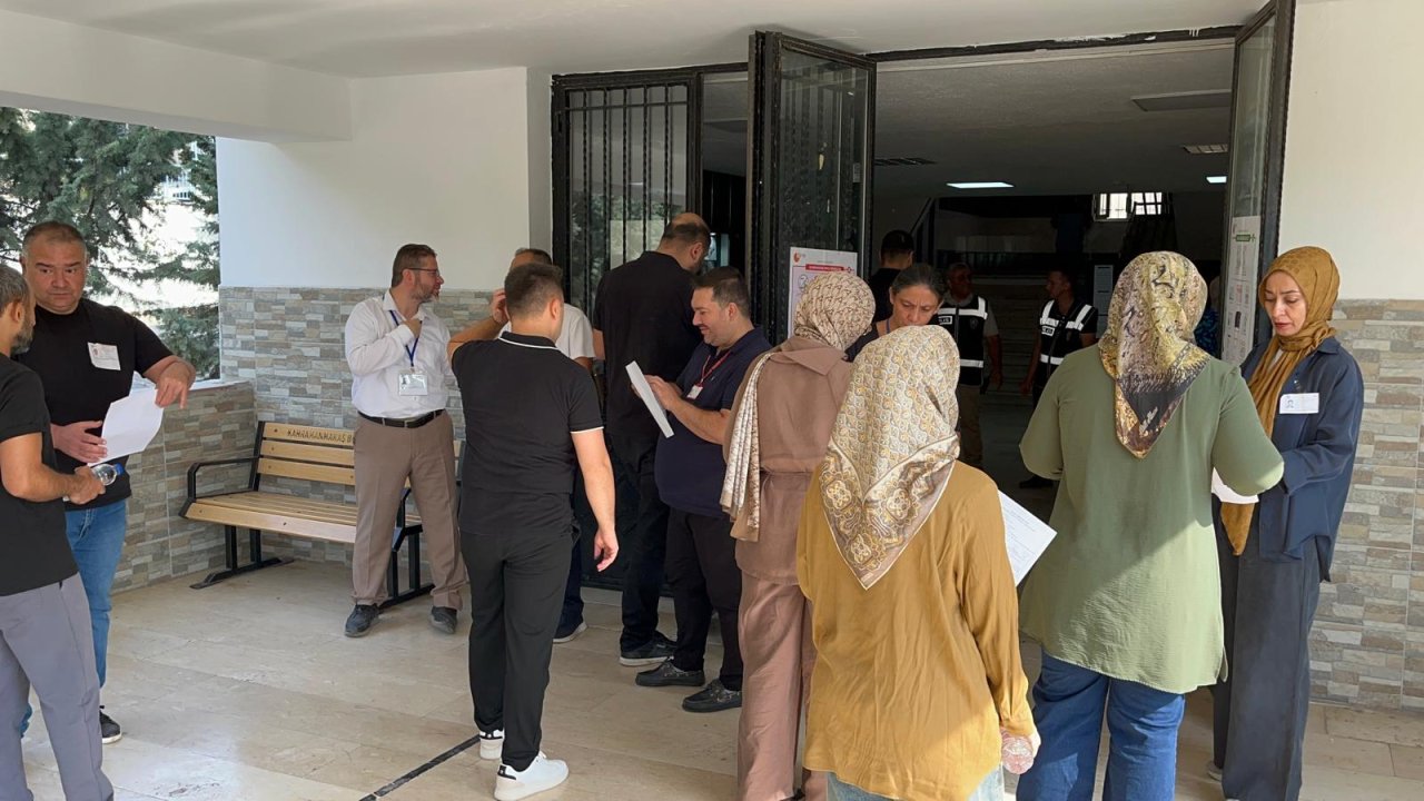 Kahramanmaraş’ta KPSS heyecanı: Adaylar sınav merkezlerine akın etti