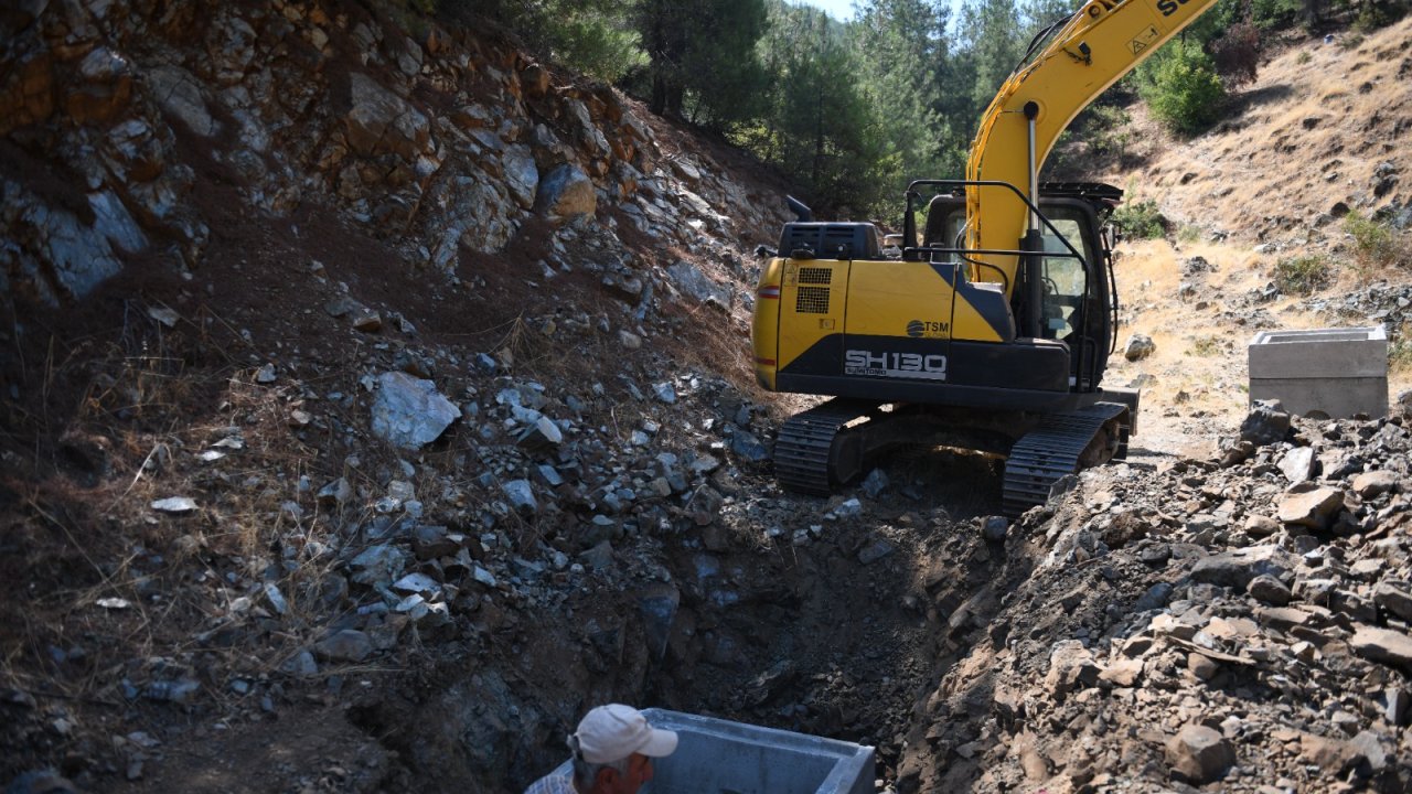 Türkoğlu Büyük İmalı Mahallesi’nde Yeni İçmesuyu Hattı