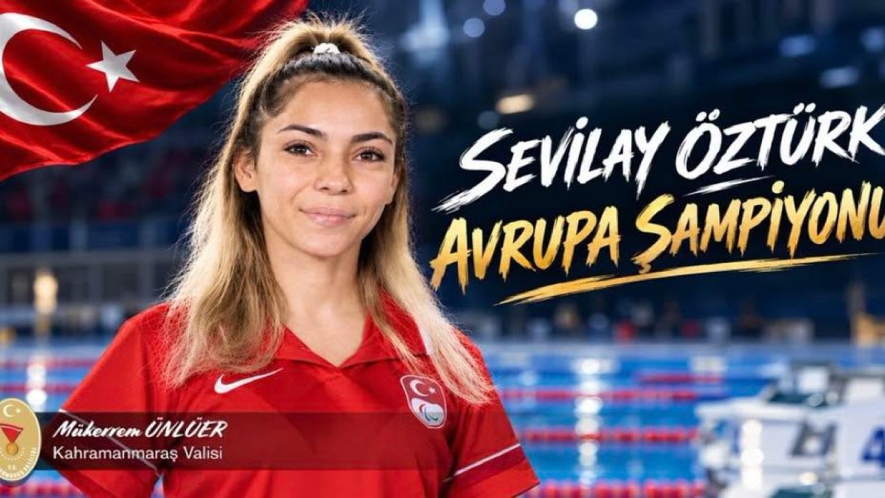 Kahramanmaraşlı Sevilay Öztürk Avrupa şampiyonu oldu