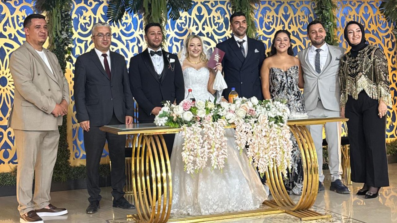 Elbistan’da görkemli düğün: Gülsüm ve Arda çifti dünyaevine girdi
