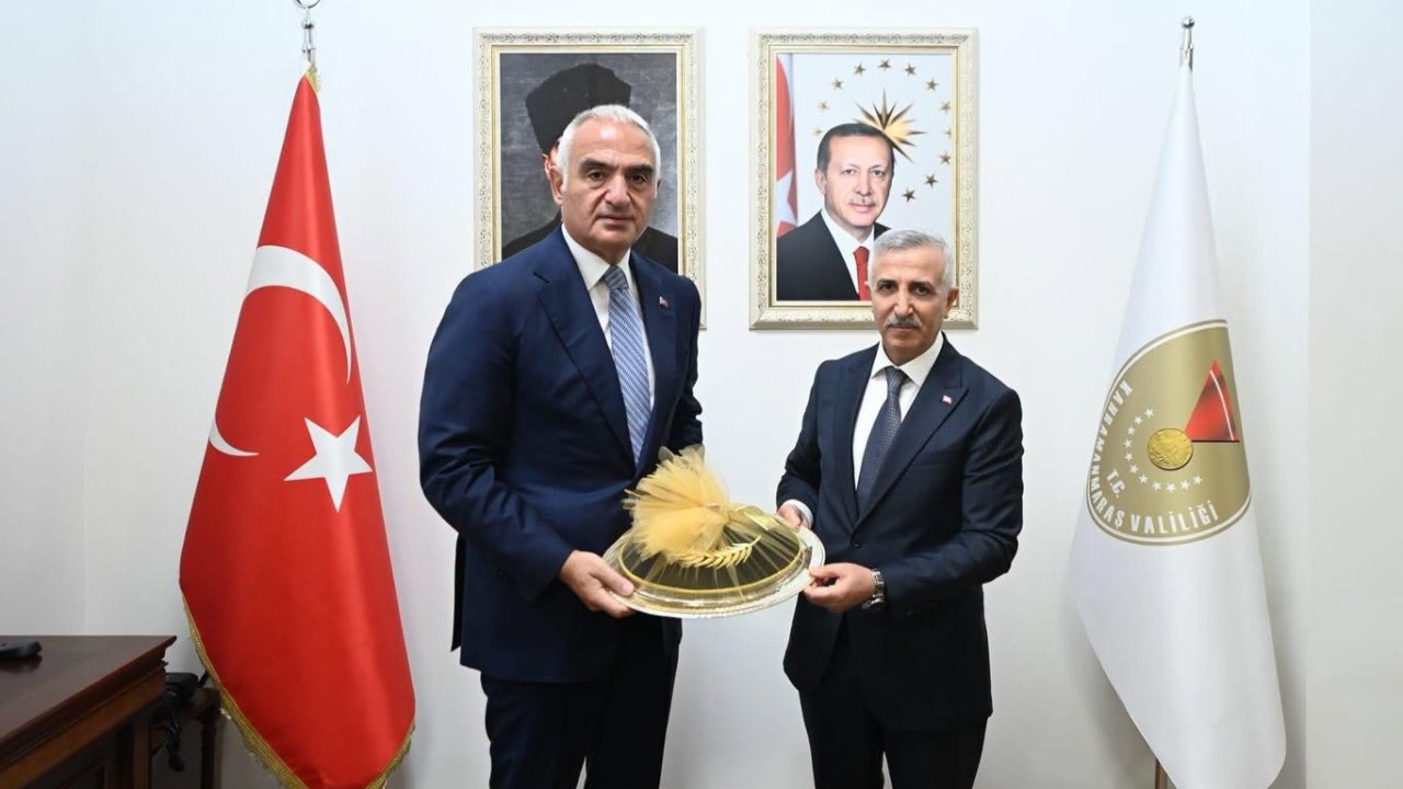 Kültür ve Turizm Bakanı Mehmet Nuri Ersoy Kahramanmaraş Valiliği'ni Ziyaret Etti!