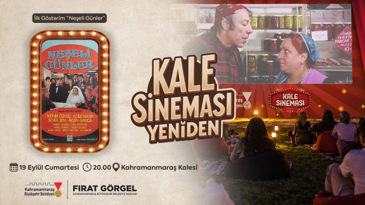 Kahramanmaraşlılara “Kale Sineması” daveti!