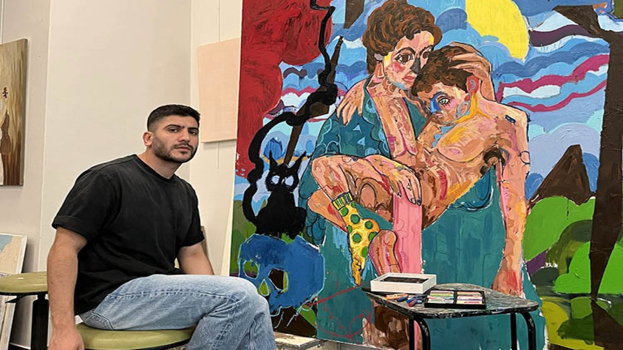 Ressam Talha Kılıç Sanko Sanat Galerisinde Resim Sergisi Açtı