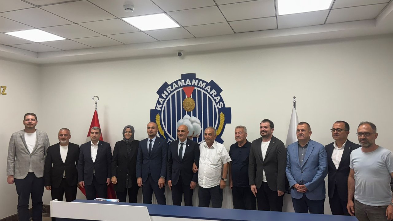 AK Parti Kahramanmaraş İl Başkanı Burak Gül’den Ticaret Borsası’na Ziyaret!