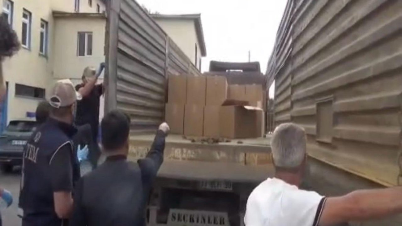 Kahramanmaraş’ta kaçakçılık operasyonu: 2 milyon makaron ele geçirildi!