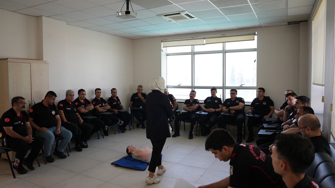İtfaiye Personeline eğitim!