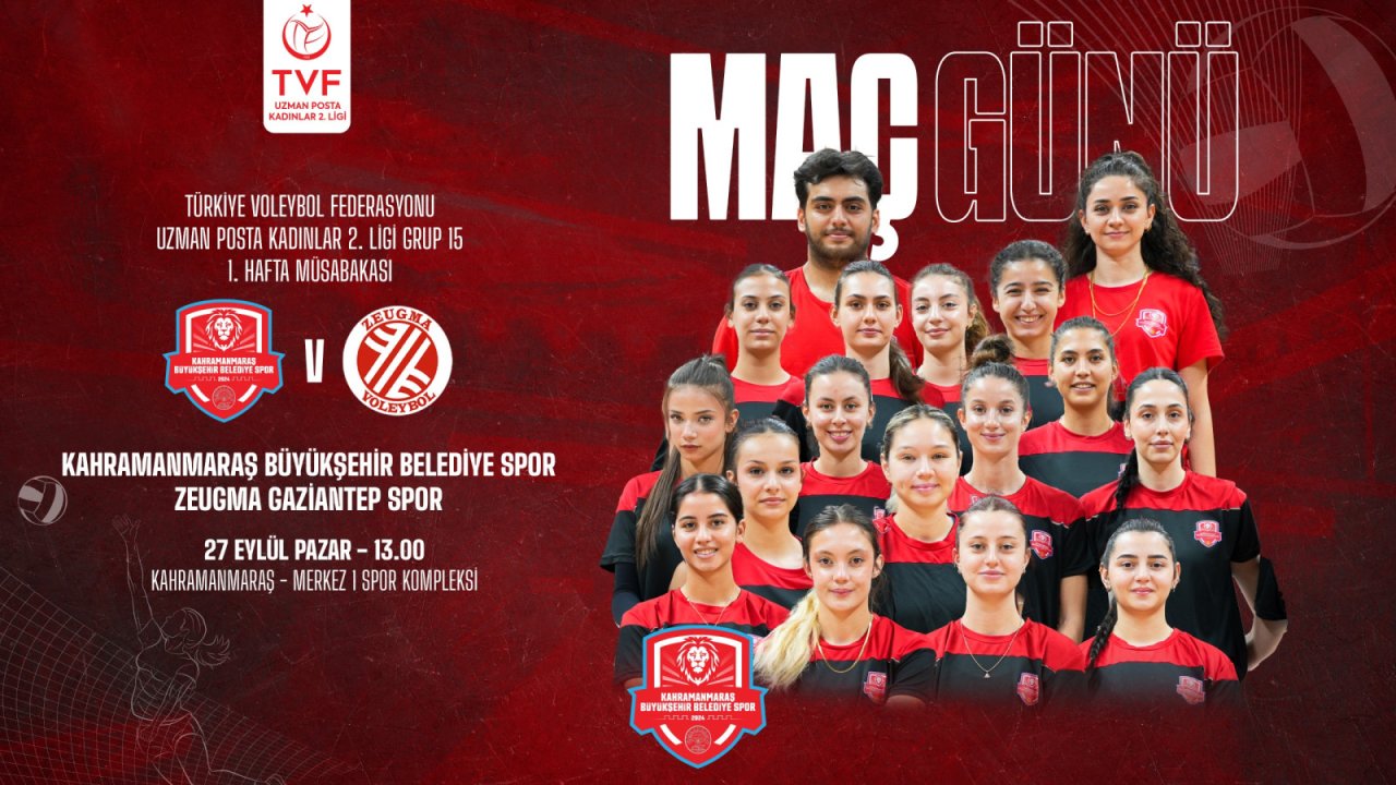 Kahramanmaraş Kadın Voleybol Takımı’nın 2. Lig Maratonu Başlıyor!