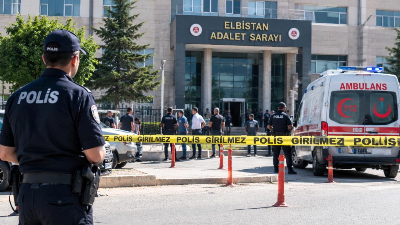Adliye önünde silahlı kavga: 3 yaralı!