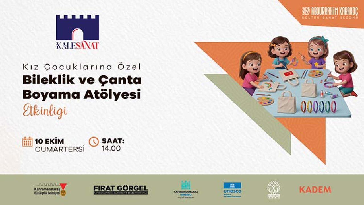 Büyükşehir’den Kız Çocuklarına Özel Boyama Etkinliği!