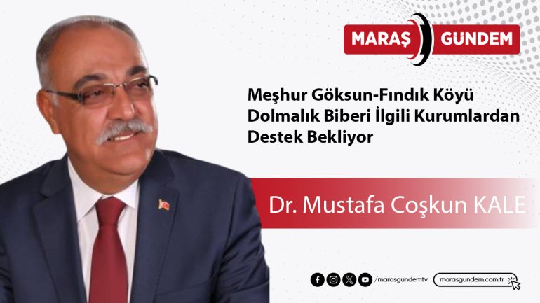 Meşhur Göksun-Fındık Köyü Dolmalık Biberi İlgili Kurumlardan Destek Bekliyor