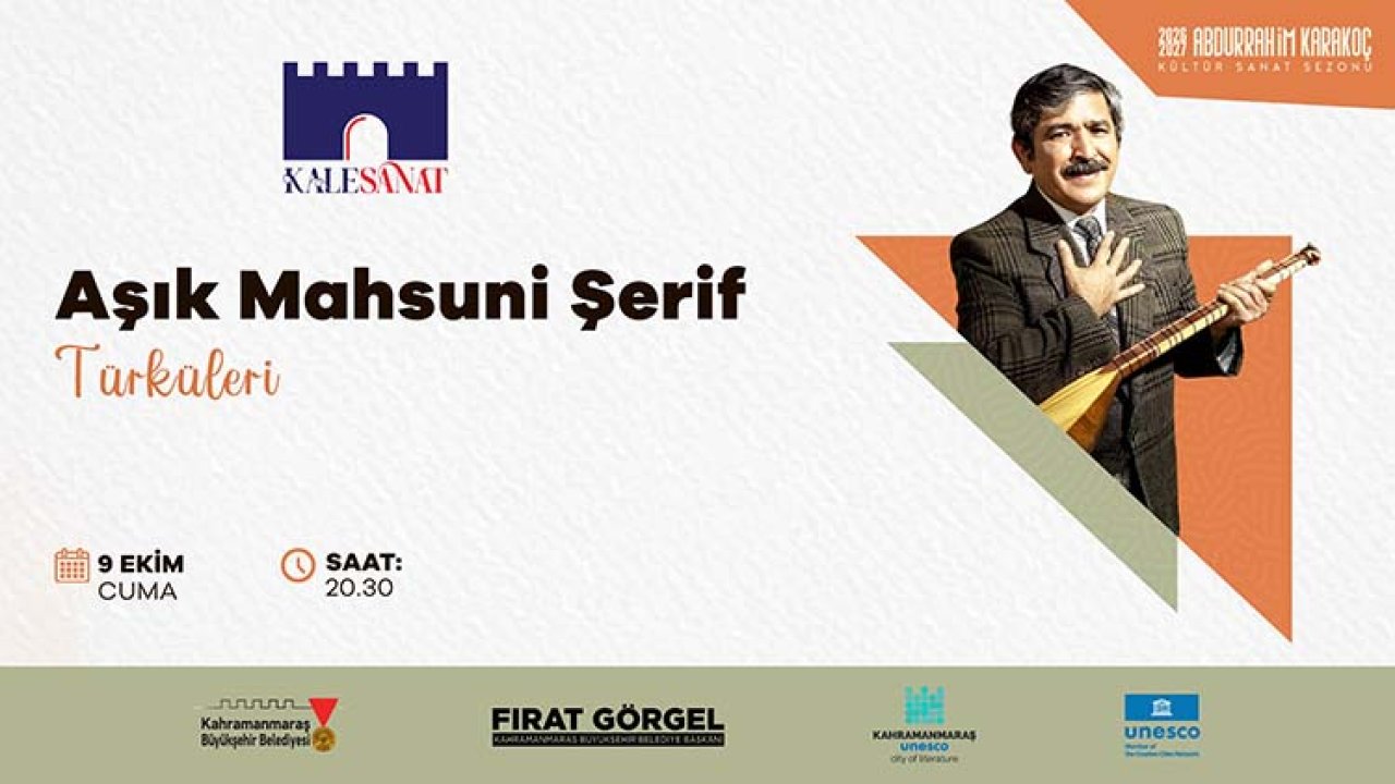 Büyükşehir’den Kahramanmaraş Kalesi’nde Cuma Günü İki Özel Etkinlik