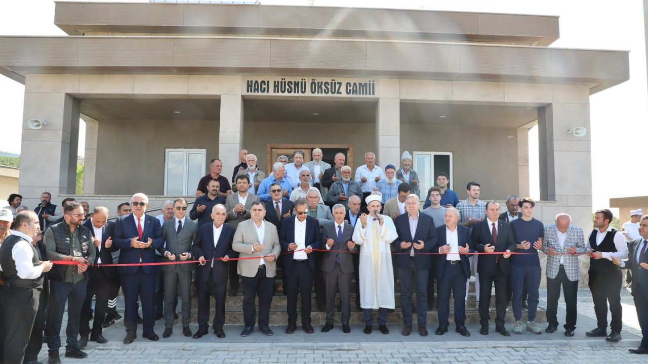 Kahramanmaraş’ta Hanifi Öksüz Babası Adına Cami yaptırdı!