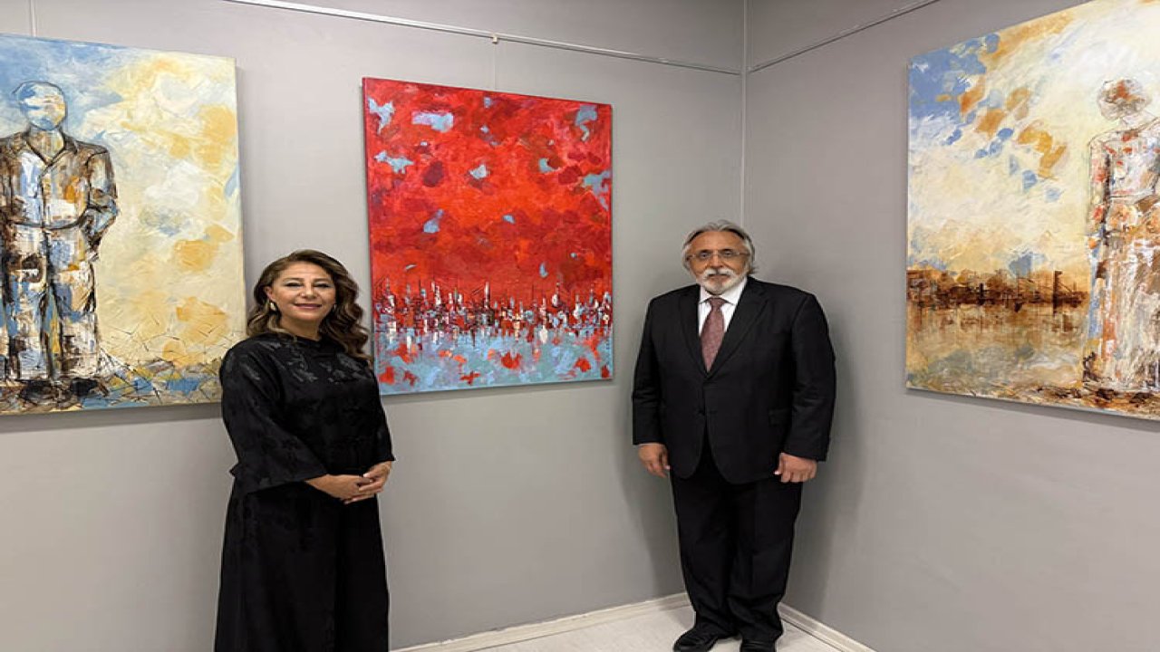 Ressam Ayla Erdoğ Çetin, Sanko Sanat Galerisi’nde Sergi Açtı!