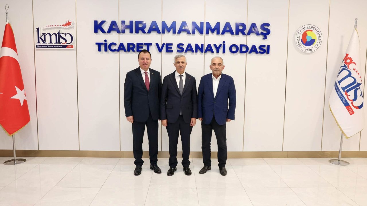 Vali Ünlüer ve Borsa Başkanı Narlı’dan KMTSO’ya Ziyaret!