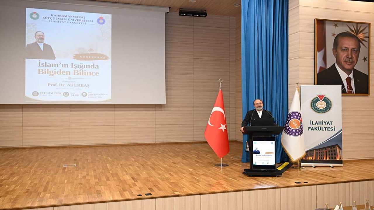 Eski Diyanet İşleri Başkanı Ali Erbaş Kahramanmaraş’ta Konferans Verdi!