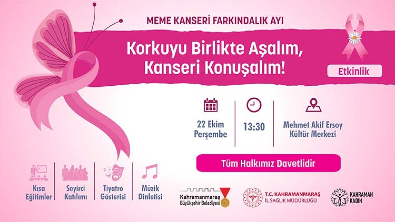 Büyükşehir’den Meme Kanseri İçin Farkındalık Etkinliği!