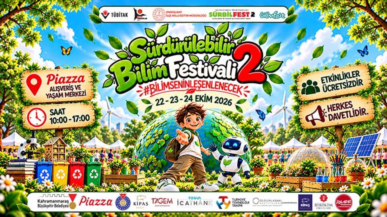 Kahramanmaraş’ta Bilim Rüzgârı Esecek!