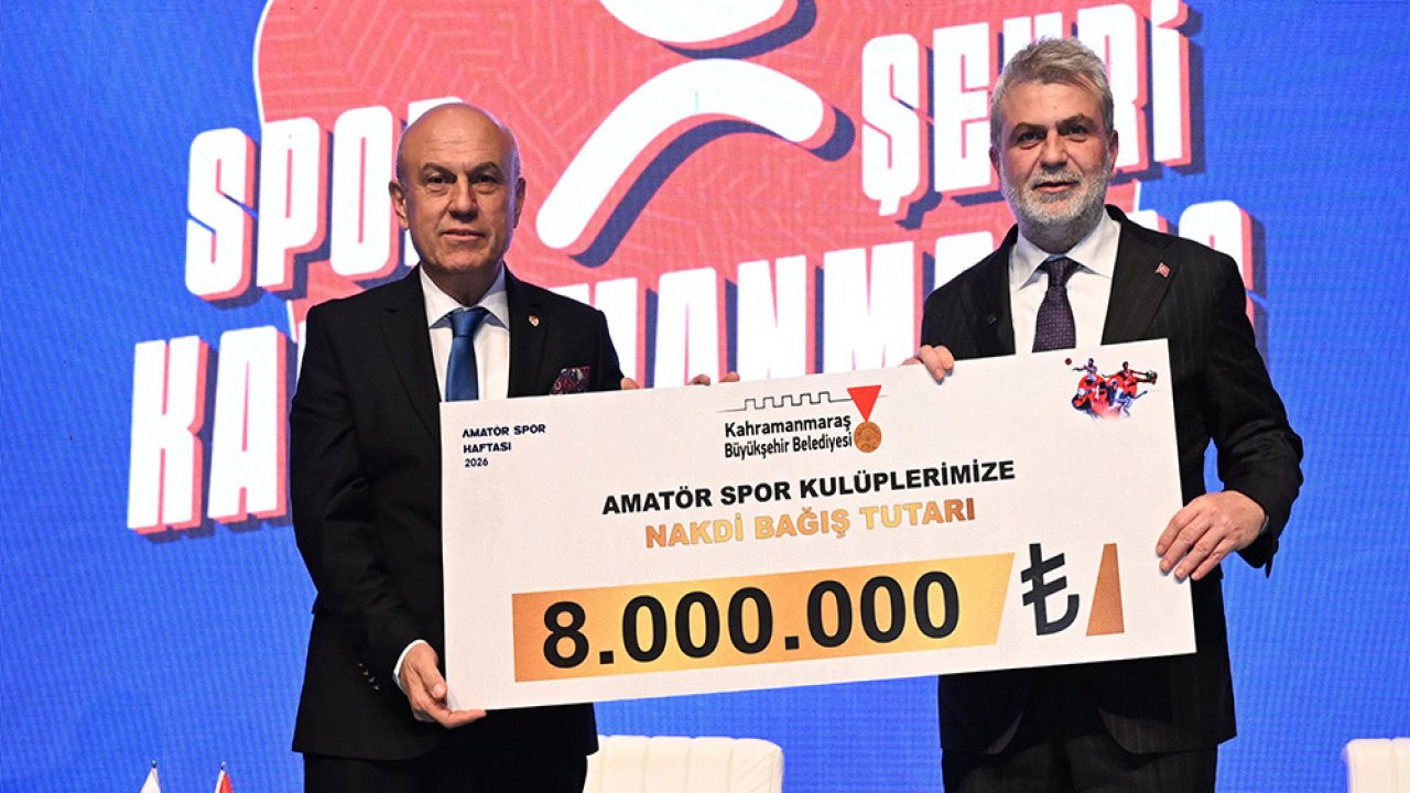 Kahramanmaraş Büyükşehir’den Amatör Spor Kulüplerine 15 Milyon TL’lik Destek!