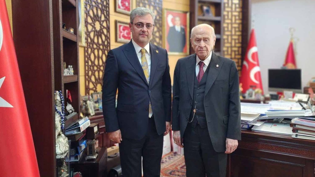 MHP Kahramanmaraş İl Başkanı Mansur Metehan’dan Bahçeli ve Özel Kalem Müdürü Çeliker’e Ziyaret