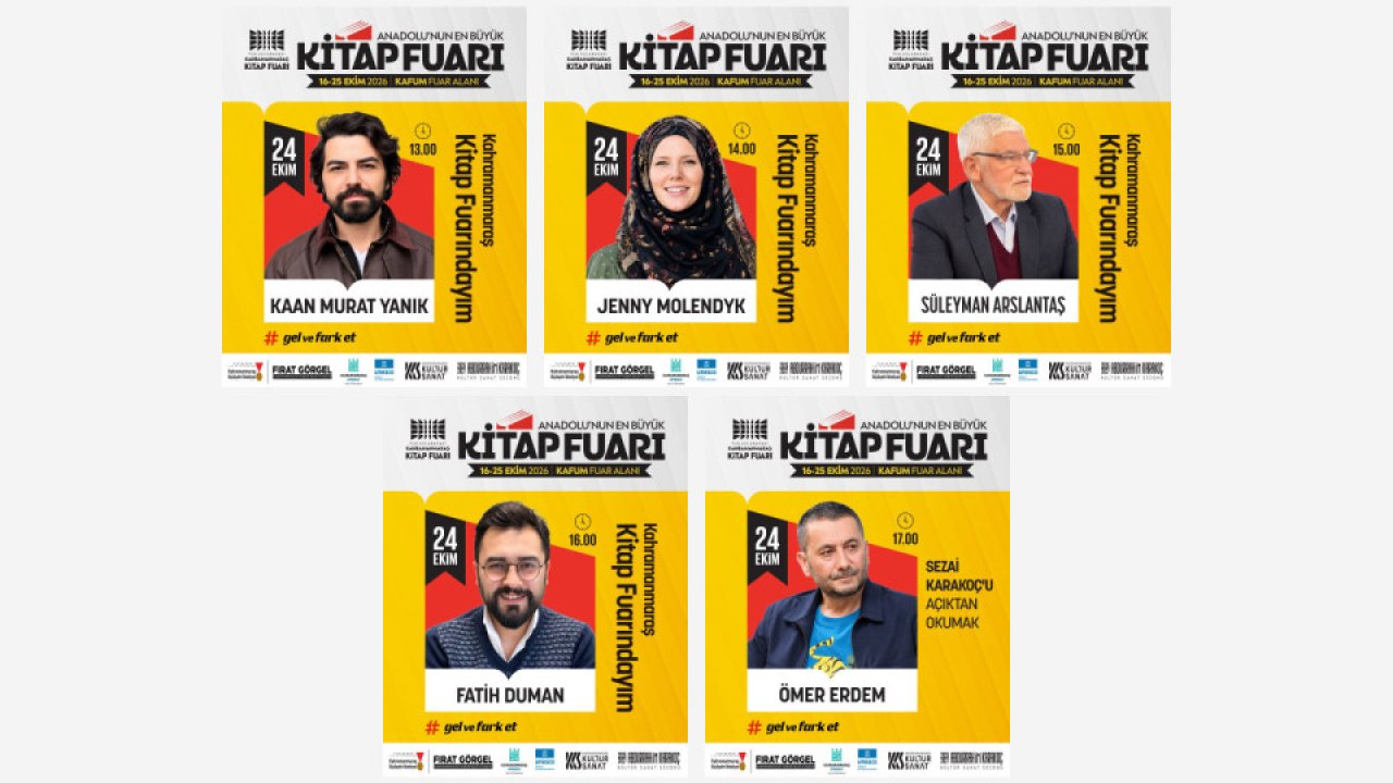 Kitap Fuarı, Cumartesi Günü Birbirinden Değerli İsimleri Ağırlayacak!