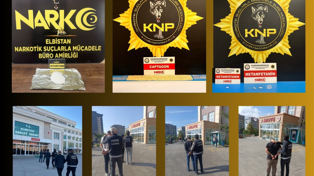Narkotik Kahramanmaraş'tan Operasyon: 5 Tutuklama!