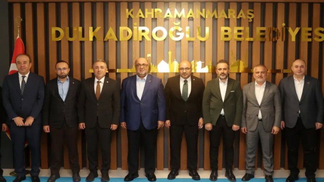 AK Parti Heyetinden Dulkadiroğlu Belediye Başkanı Mehmet Akpınar’a Ziyaret!