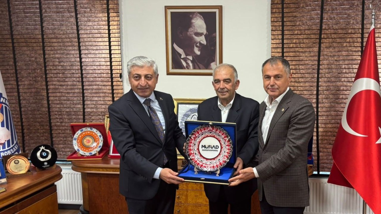 MÜSİAD Heyetinden Kahramanmaraş Ticaret Borsası Başkanı Mustafa Narlı’ya Hayırlı Olsun Ziyareti