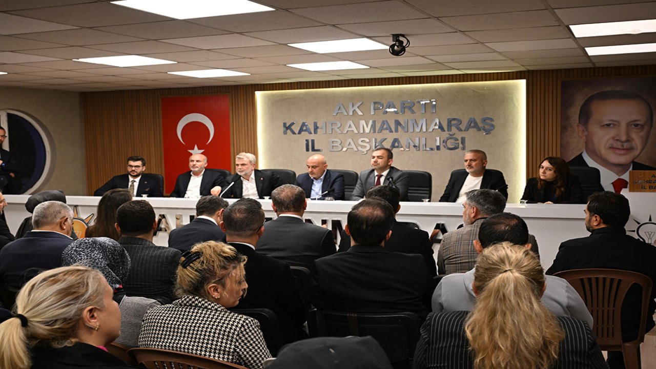 Ak Parti’de Onikişubat Yatırımları Masaya Yatırıldı!