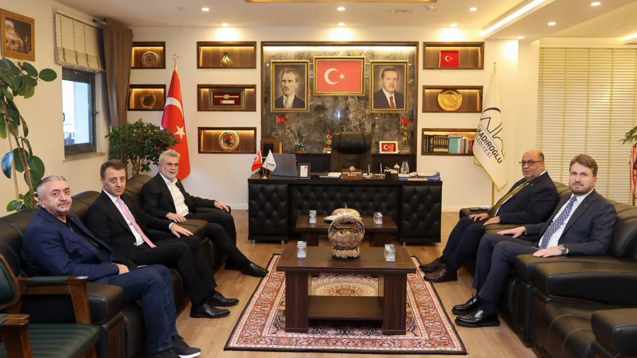 Fırat Görgel’den Mehmet Akpınar’a Ziyaret: Dulkadiroğlu’nun Geleceği Ele Alındı!