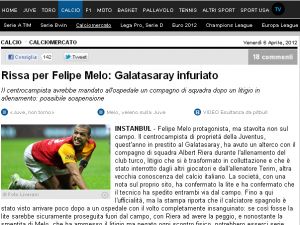 Melo-riera Kavgası İtalyan Basınında