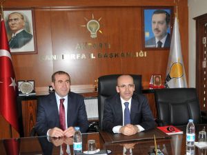 Maliye Bakanı Mehmet Şimşekin Şanlıurfa Temasları