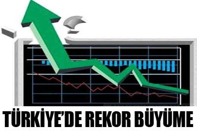 Türkiyede rekor büyüme