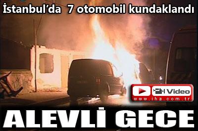 İstanbulda alevli gece