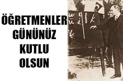 Öğretmenler gününüz kutlu olsun