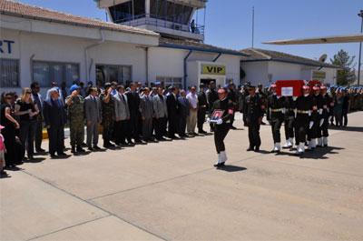 Siirtte şehit düşenler uğurlandı